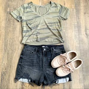 Old Navy High Waisted Distressed Shorts - 10